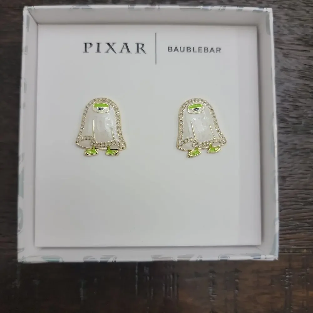 Pixar x Baublebar Monsters Inc Spooky Ghost Mike Wazowski NIB